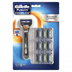 Gillette Fusion5 ProGlide Rasoir Pour Homme + 10 Recharges de la marque image 0 produit