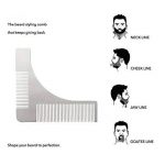 Inoxydable Barbe kit d'outils de coupe, Surge barbe Shaping Peigne, ciseaux et rasoir droit Y compris les lames 10pcs de la marque CUGLB image 1 produit