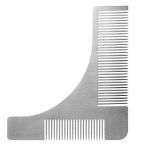 Inoxydable Barbe kit d'outils de coupe, Surge barbe Shaping Peigne, ciseaux et rasoir droit Y compris les lames 10pcs de la marque CUGLB image 2 produit