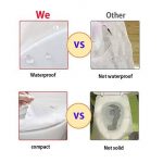 Protege Toilette Jetable, [30 PCS] Snncn Couvre-Sièges WC en papier jetables pour le voyage Femme Enceinte, emballage individuel de la marque image 4 produit